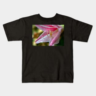 pink and white flower Kids T-Shirt